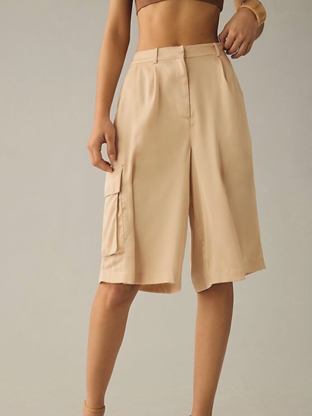 NEW Anthropologie Hutch Pleated Utility Shorts